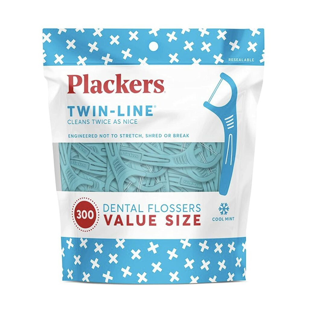 Plackers Twin-Line Dental Flossers